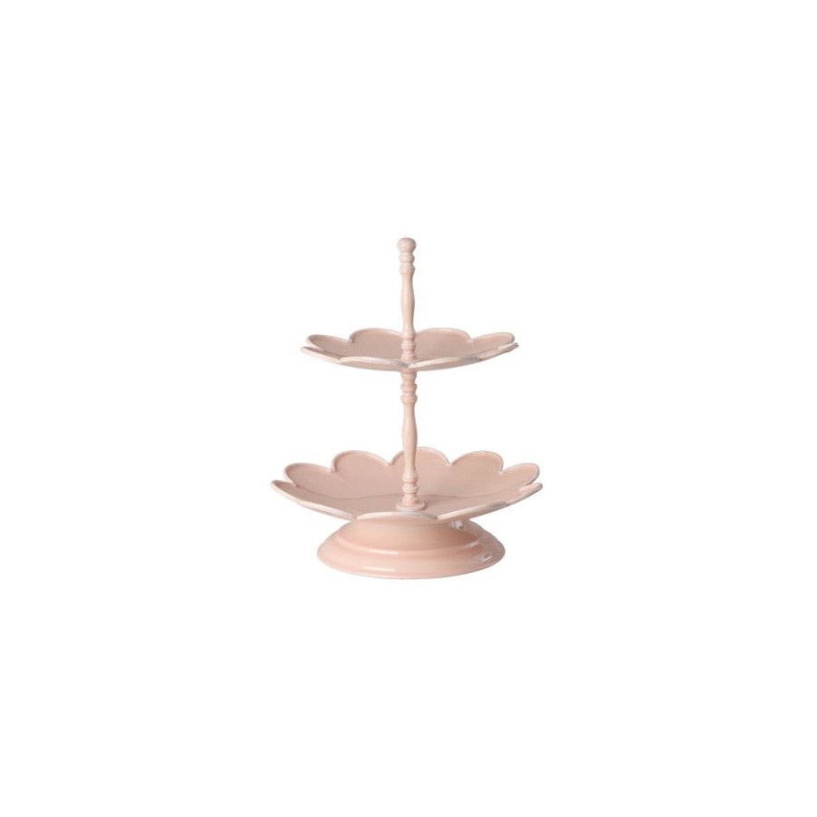 RICE Etagere H29 cm, Soft Pink
