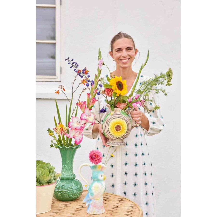 RICE Vase H25,5, Creme