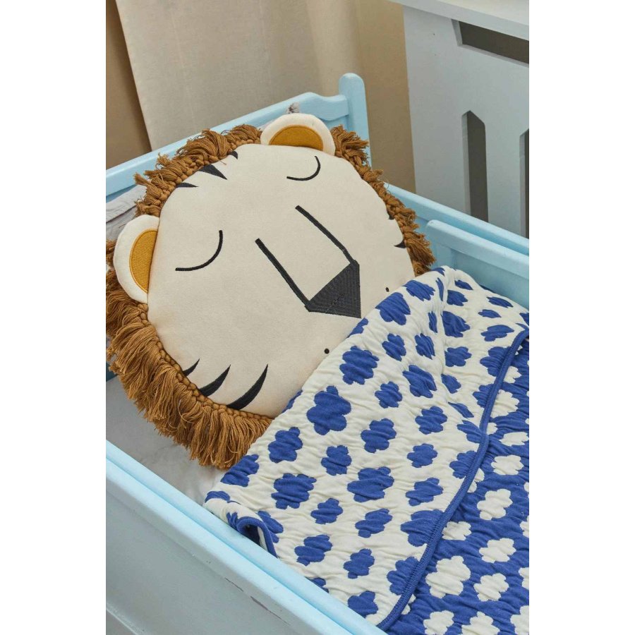 RICE KIDS Pude L�ve 40x40 cm, Brun