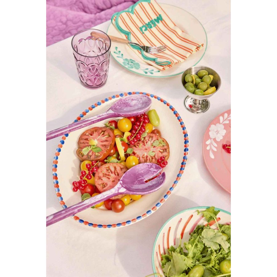 RICE Salatbesteck 27 cm, Lila