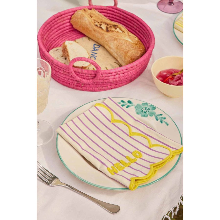 RICE Stofserviet 45x45 cm, Lilla