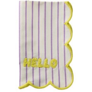 RICE Stofserviet 45x45 cm, Lilla