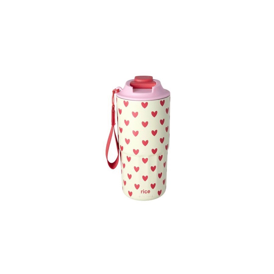 RICE Thermobecher 550 ml, Hearts