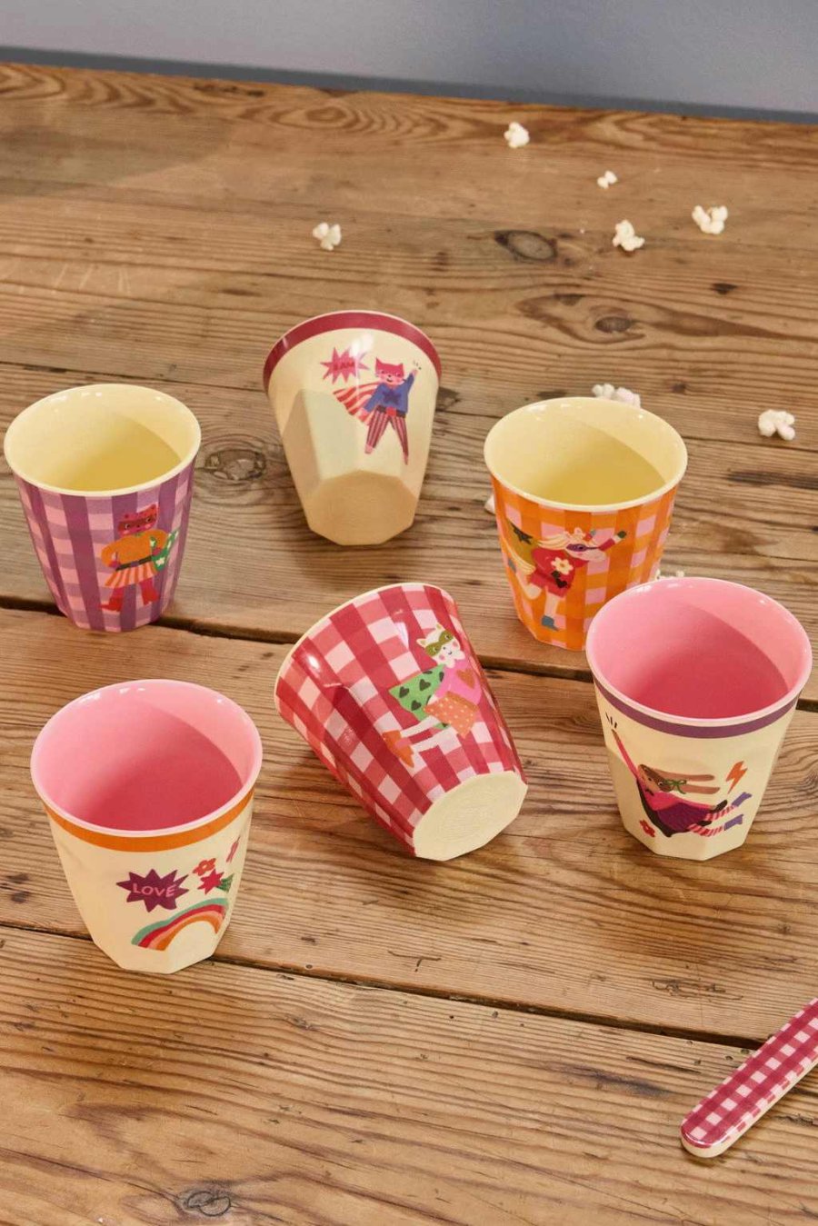 RICE KIDS Hero Kop 6 stk. 16 cl, Pink