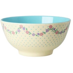 RICE Sk�l �15 cm, Dots and Flowers