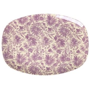 RICE Tallerken 30 cm, Flower Press