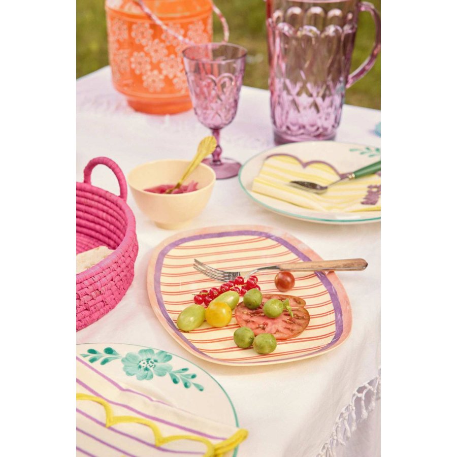 RICE Tallerken 30 cm, Stripey Love