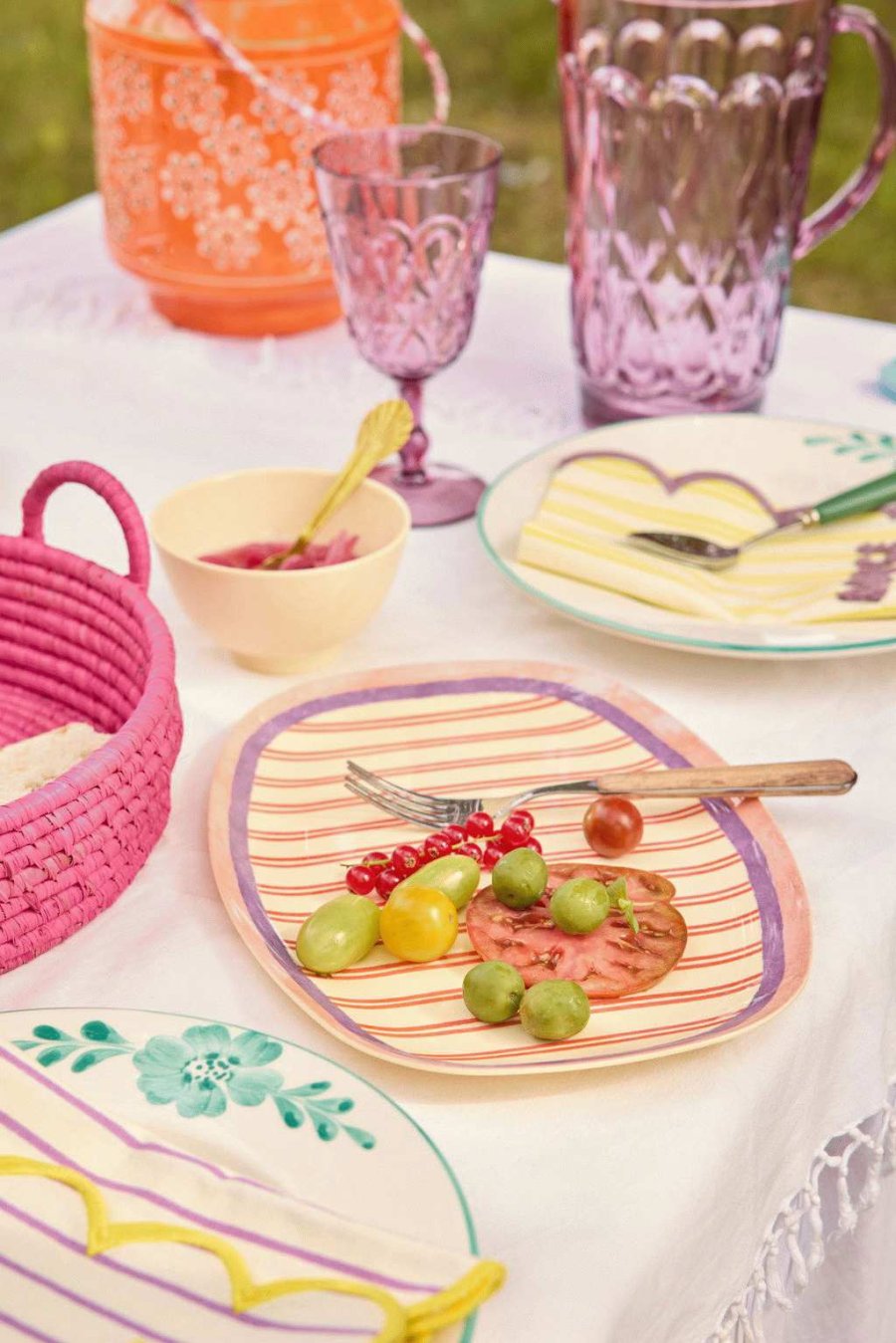 RICE Tallerken 30 cm, Stripey Love