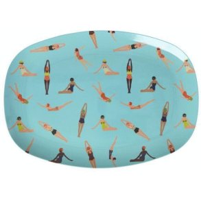 RICE Tallerken 30 cm, Retro Swimster