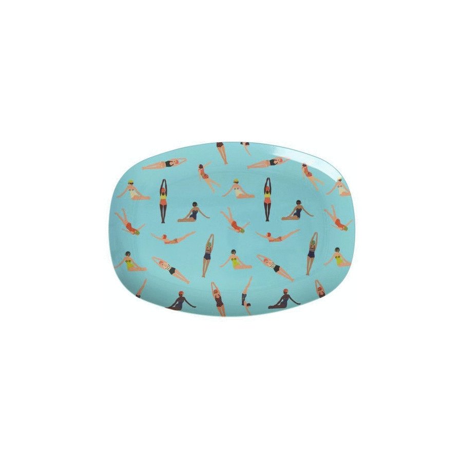 RICE Tallerken 30 cm, Retro Swimster