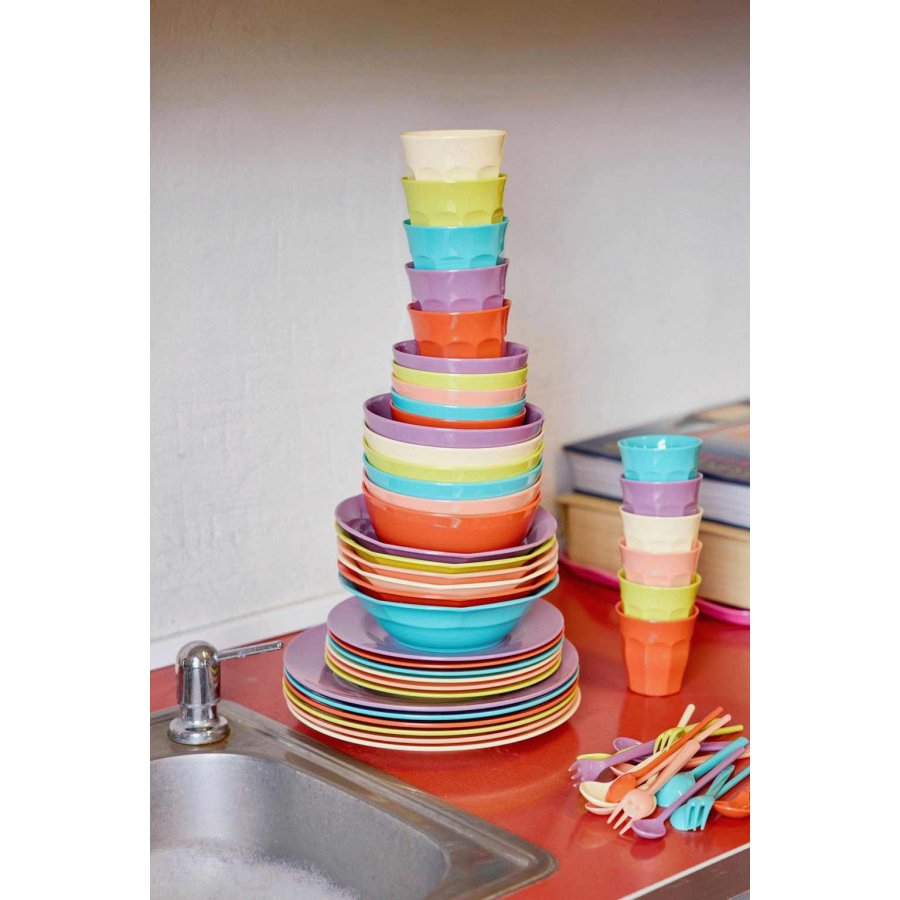 RICE Glory Days Colors Sk�l 6 stk. 15 cm, Multi