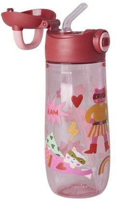 RICE KIDS Hero Drikkedunk 550 ml, Pink