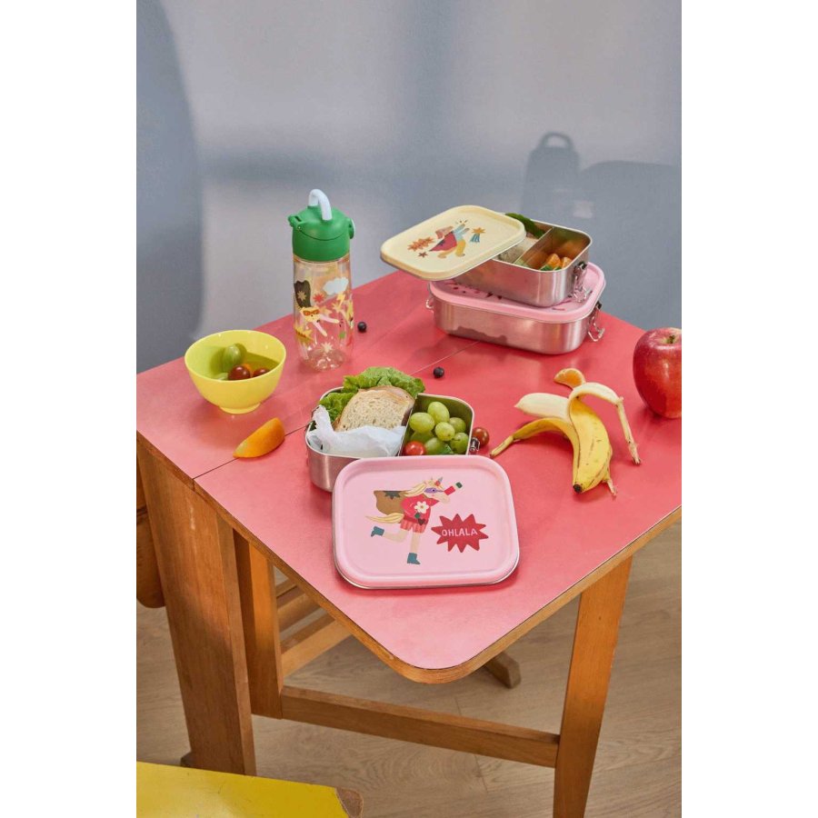 RICE KIDS Hero Madkasse 800 ml, Pink