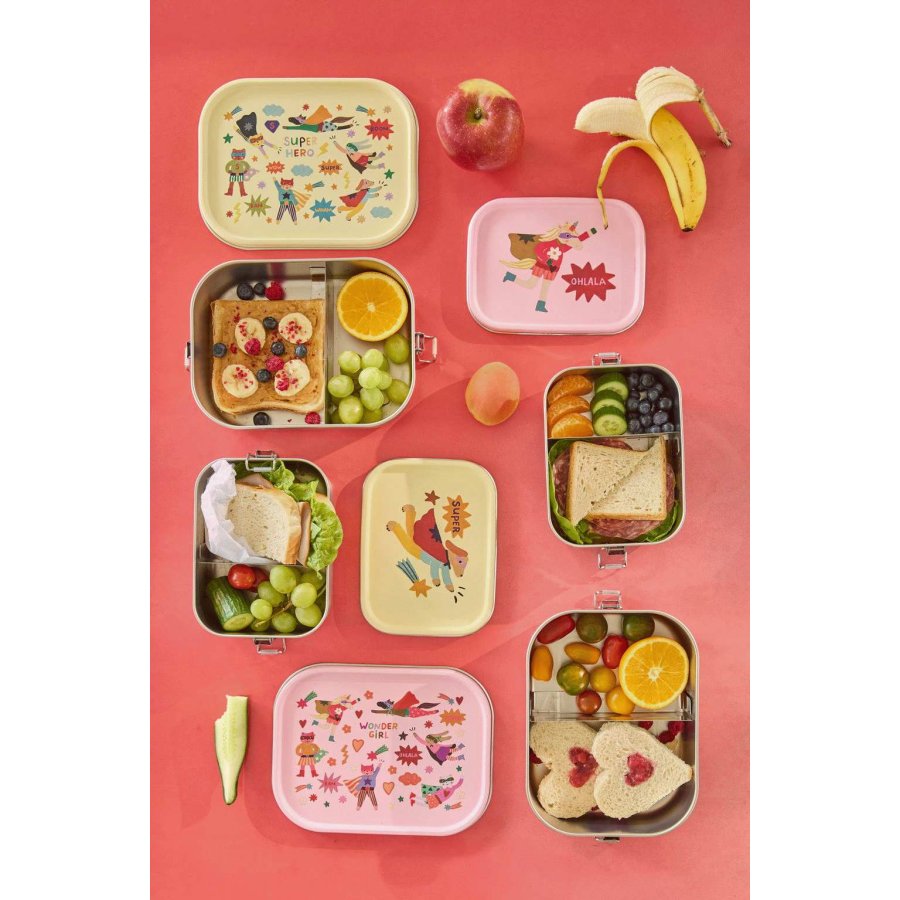 RICE KIDS Hero Madkasse 1,4 L, Creme