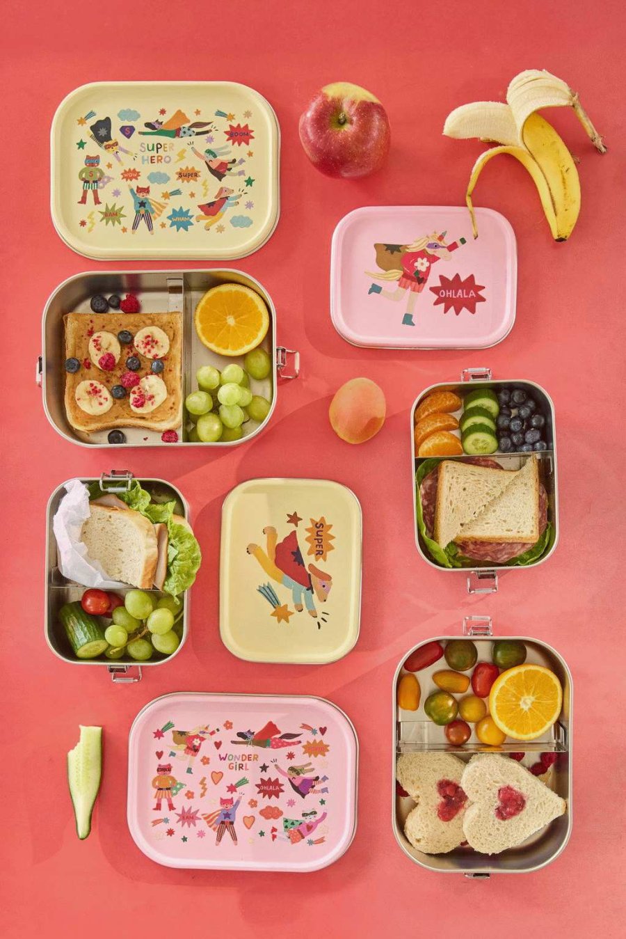 RICE KIDS Hero Madkasse 1,4 L, Creme