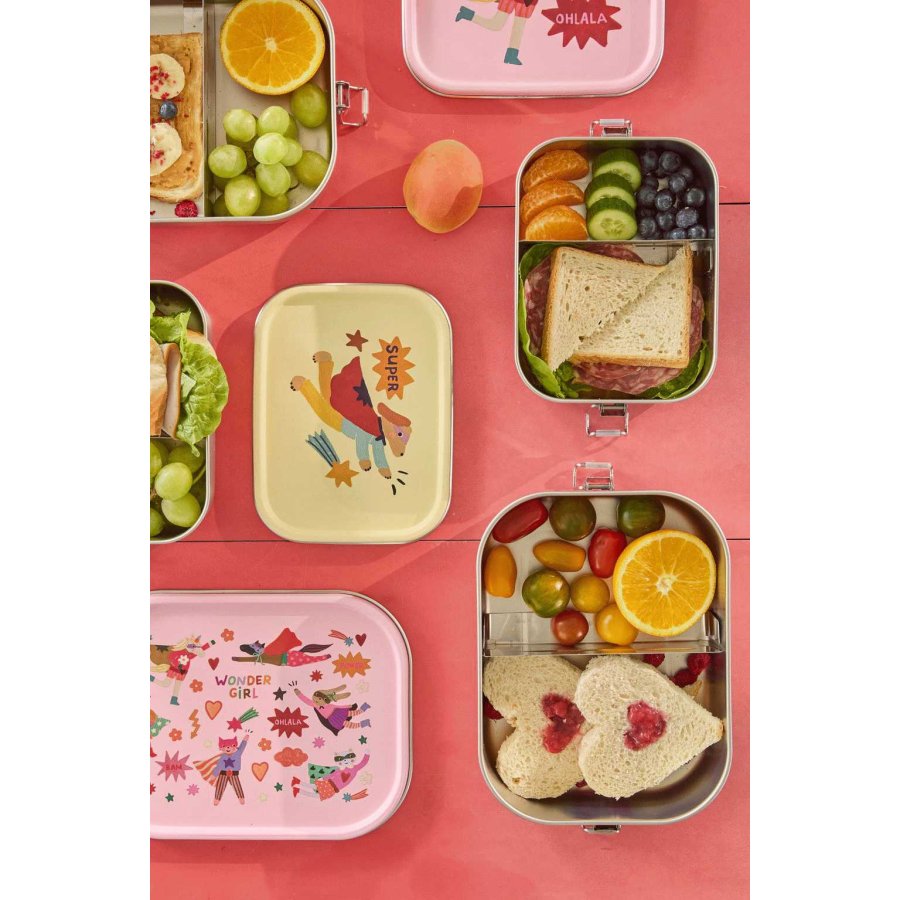 RICE KIDS Hero Madkasse 1,4 L, Pink