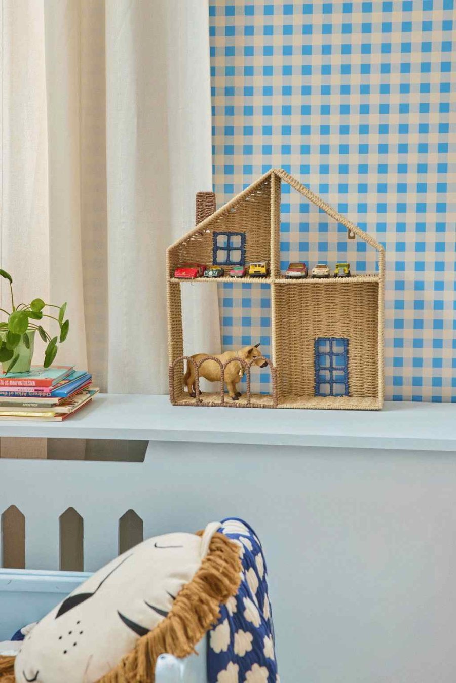 RICE KIDS Hylde Hus 45 cm, Bl�