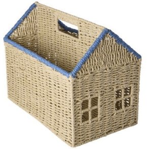 RICE KIDS Opbevaringskurv 21x35 cm, Bl�