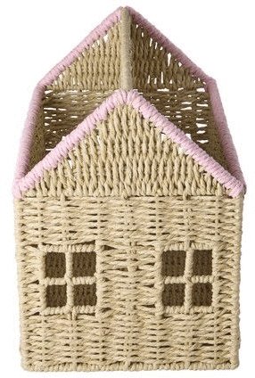 RICE KIDS Opbevaringskurv 21x35 cm, Pink