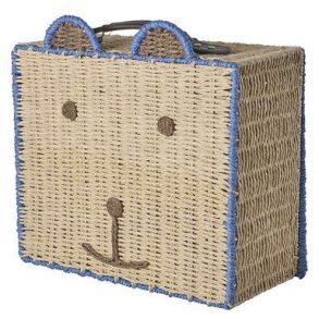 RICE KIDS Koffer B&auml;r 18x34 cm, Blau