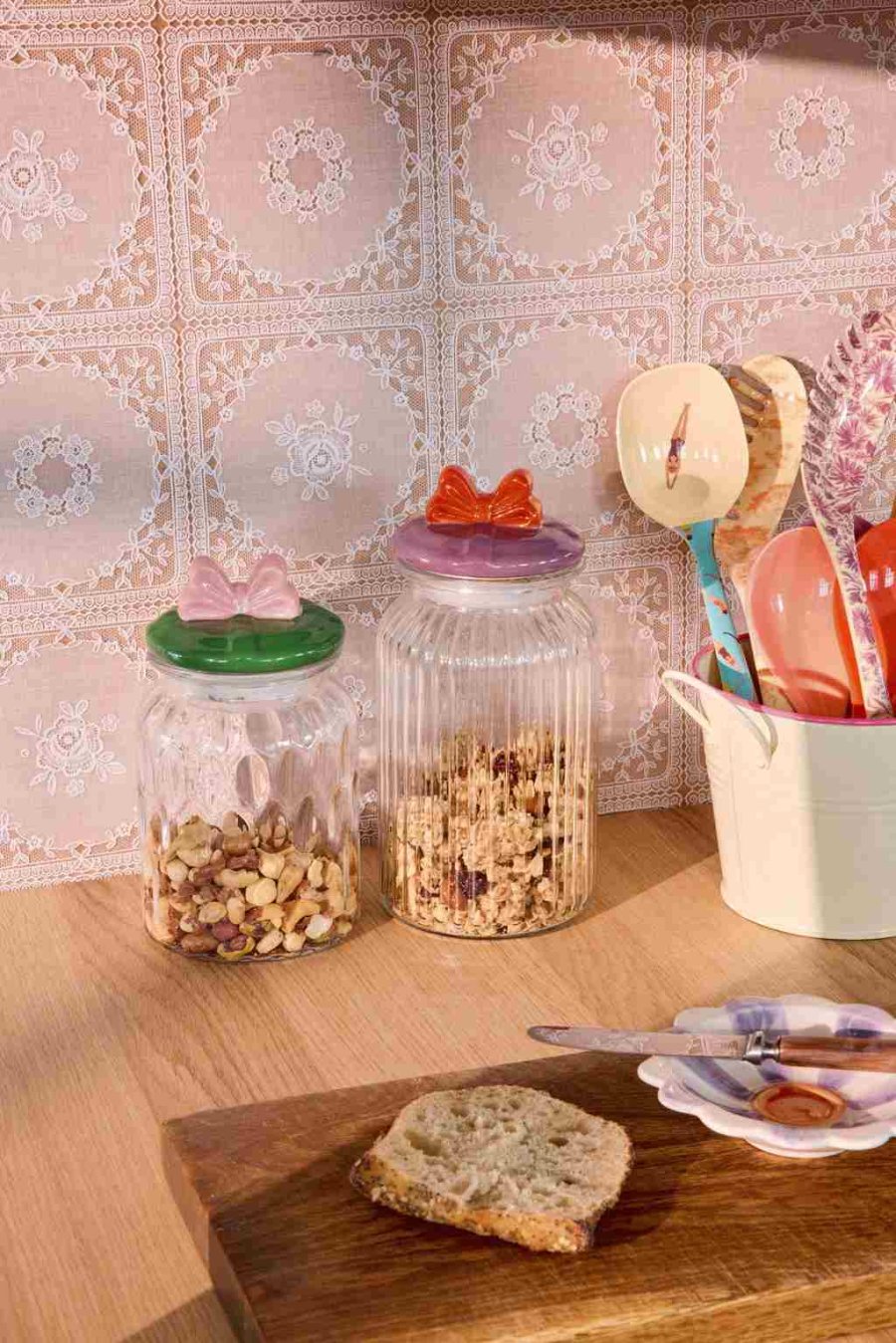 RICE Opbevaringsglas 920 ml, Gr�n