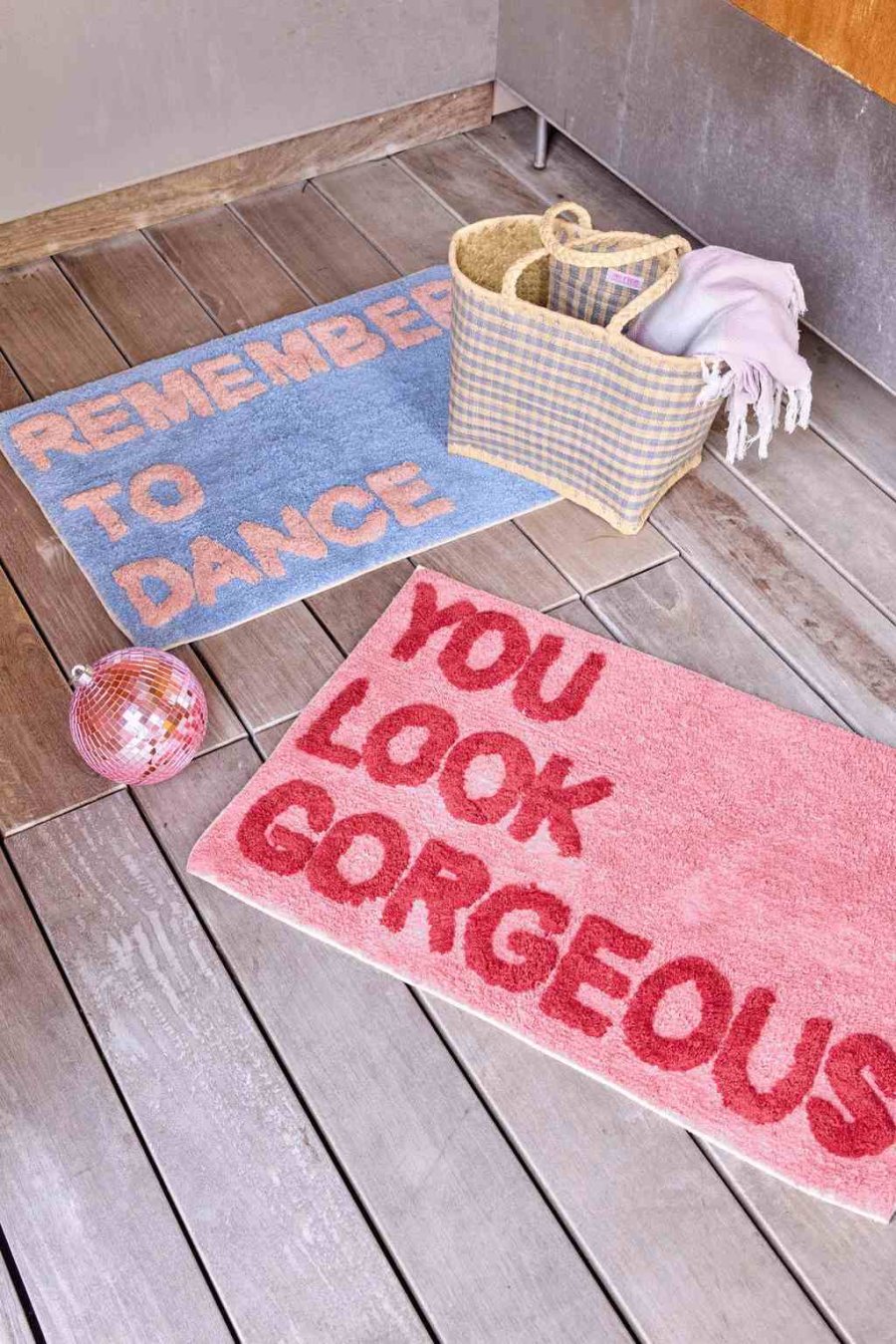 RICE Gulvt�ppe 50x70 cm, Bl�