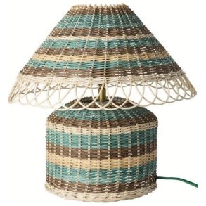 RICE Bordlampe H41 cm, Natur