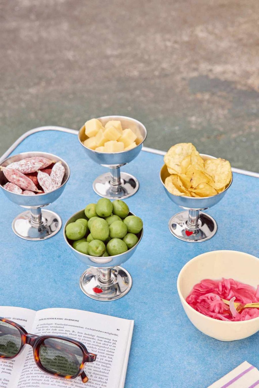 RICE Isb�ger Heart �9 cm, Rustfrit St�l