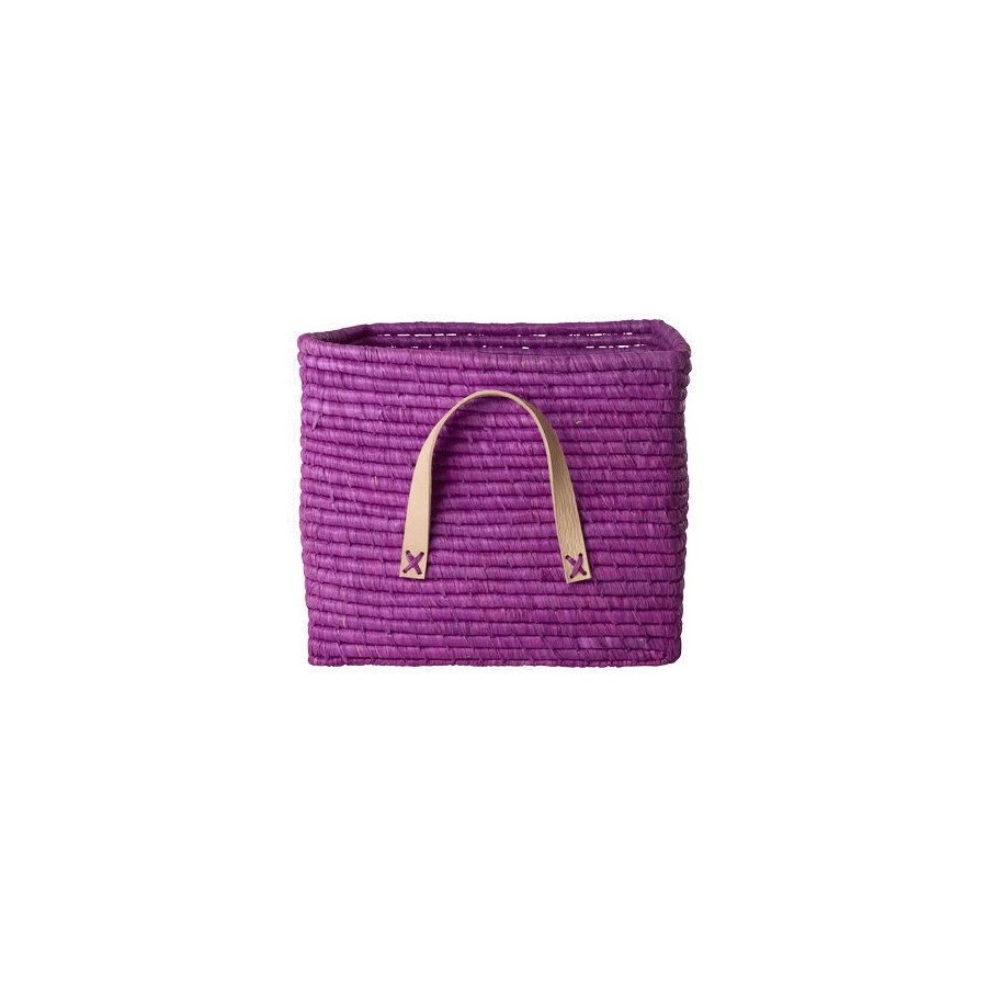 RICE Korb H25 cm, Lila