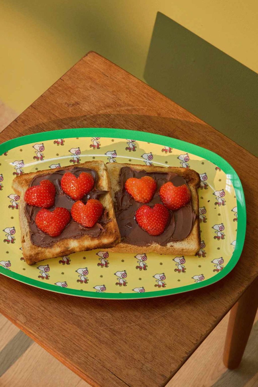 RICE Snoopy Teller 30 cm, Gelb