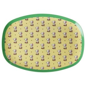 RICE Snoopy Teller 30 cm, Gelb