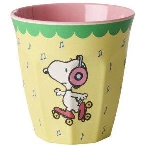RICE Snoopy Tasse 25 cl, Gelb