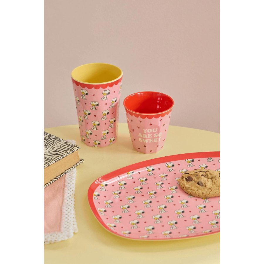 RICE Snoopy Tasse 40 cl, Pink