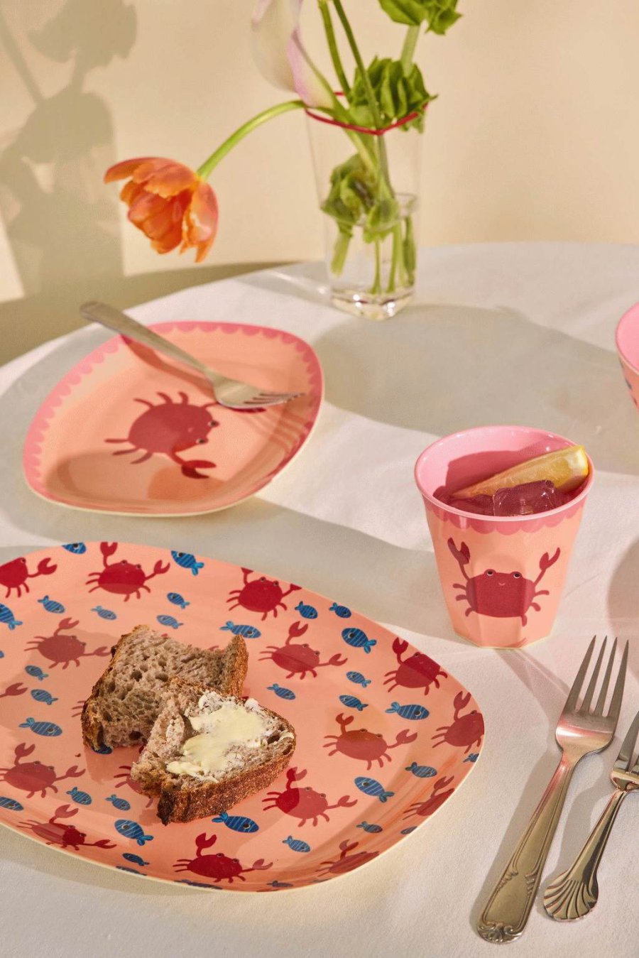 RICE Teller 23 cm, Crab