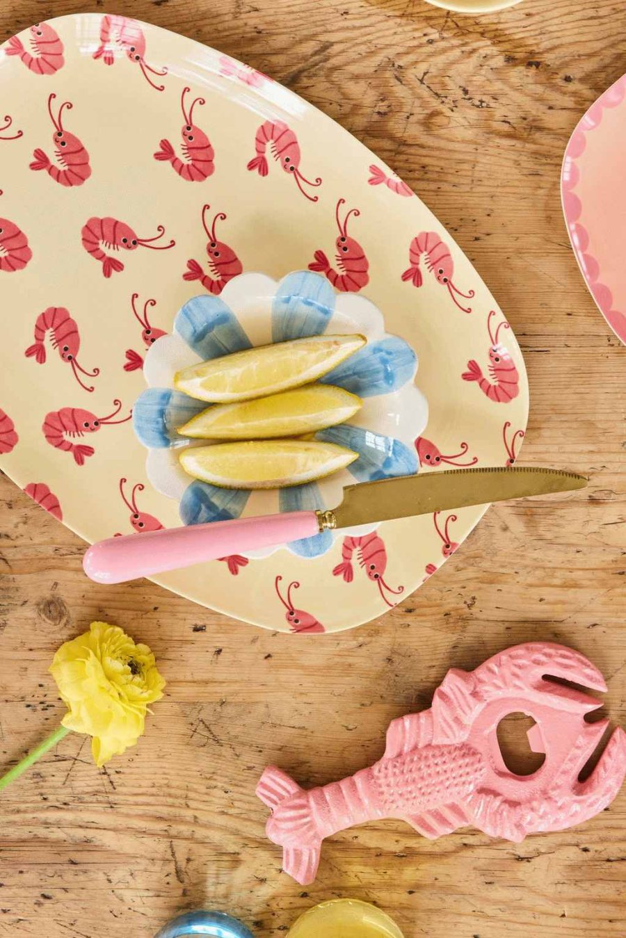 RICE Teller 30 cm, New Shrimp