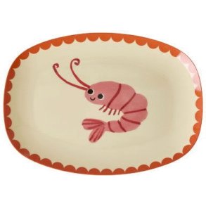 RICE Teller 23 cm, New Shrimp