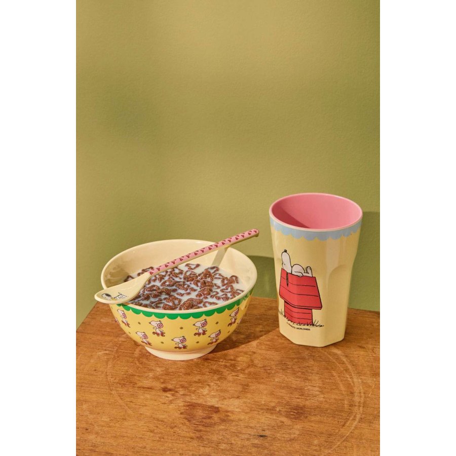 RICE Snoopy Tasse 40 cl, Creme