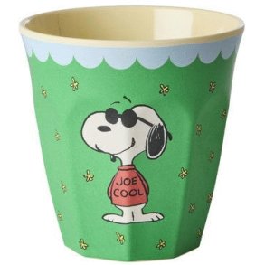 RICE Snoopy Tasse 25 cl, Gr&uuml;n