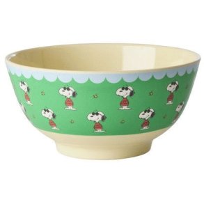 RICE Snoopy Schale �15 cm, Gr&uuml;n