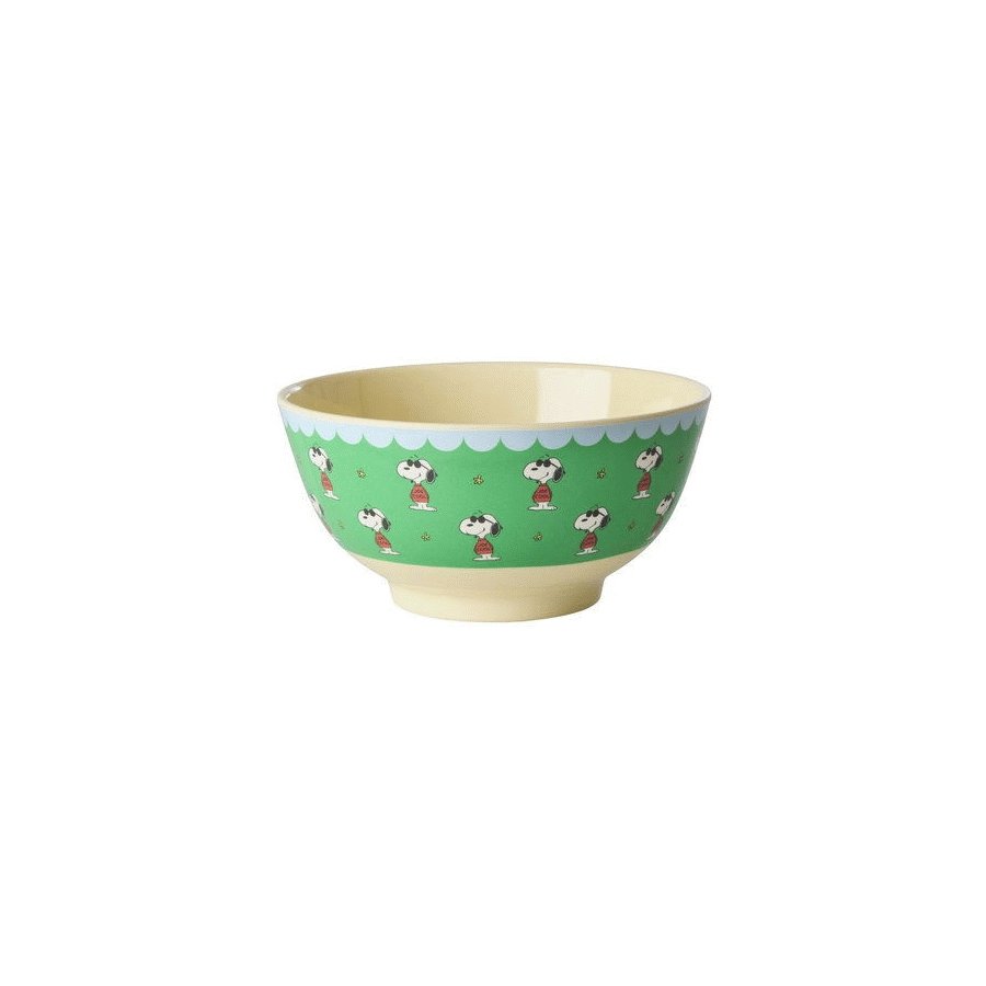 RICE Snoopy Schale �15 cm, Gr&uuml;n