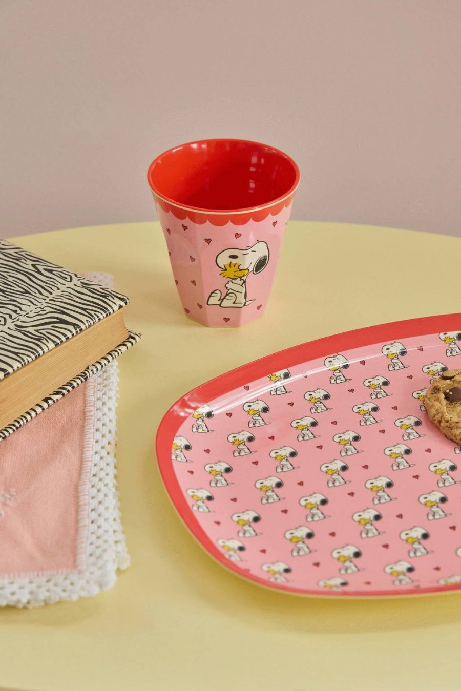 RICE Snoopy Tasse 25 cl, Pink