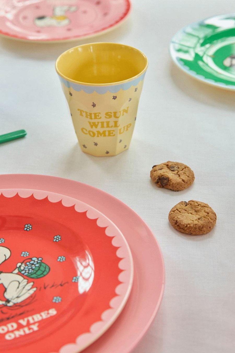 RICE Snoopy Tasse 25 cl, Creme