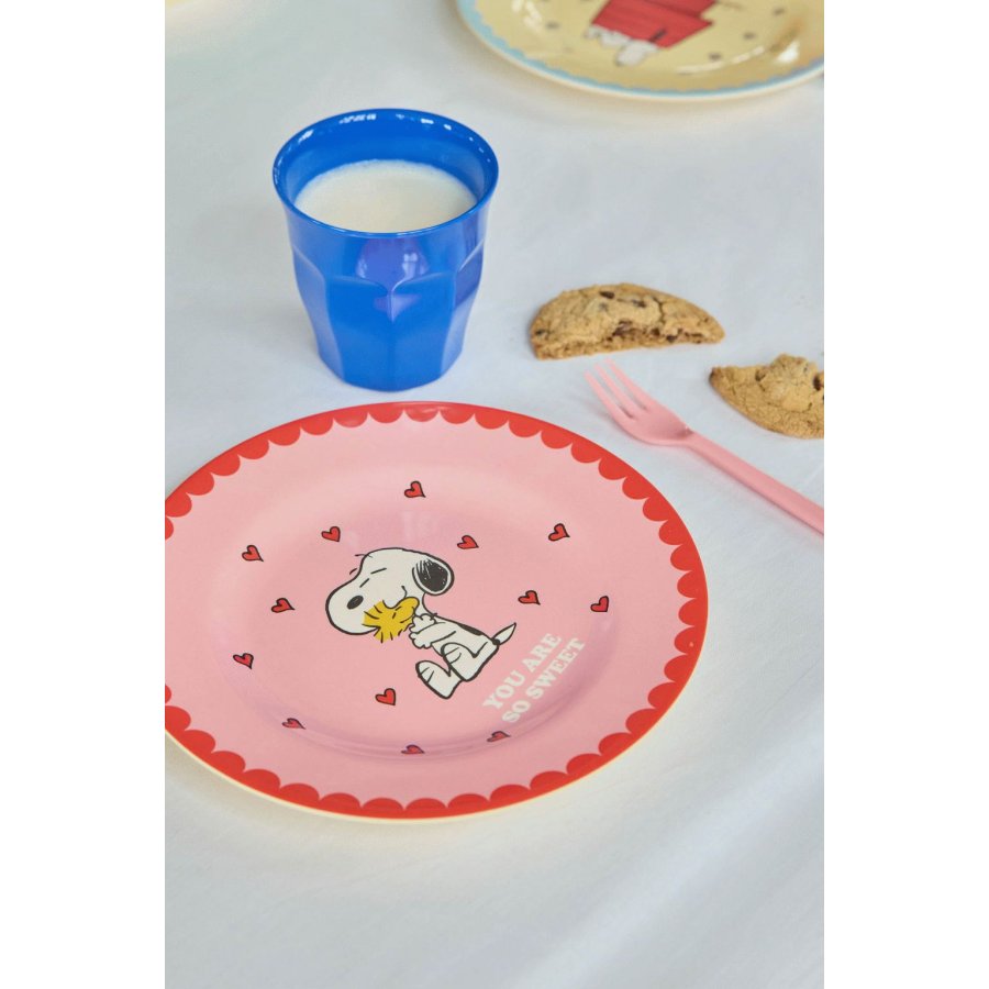 RICE Snoopy Teller 20 cm, Pink