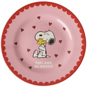 RICE Snoopy Teller 20 cm, Pink