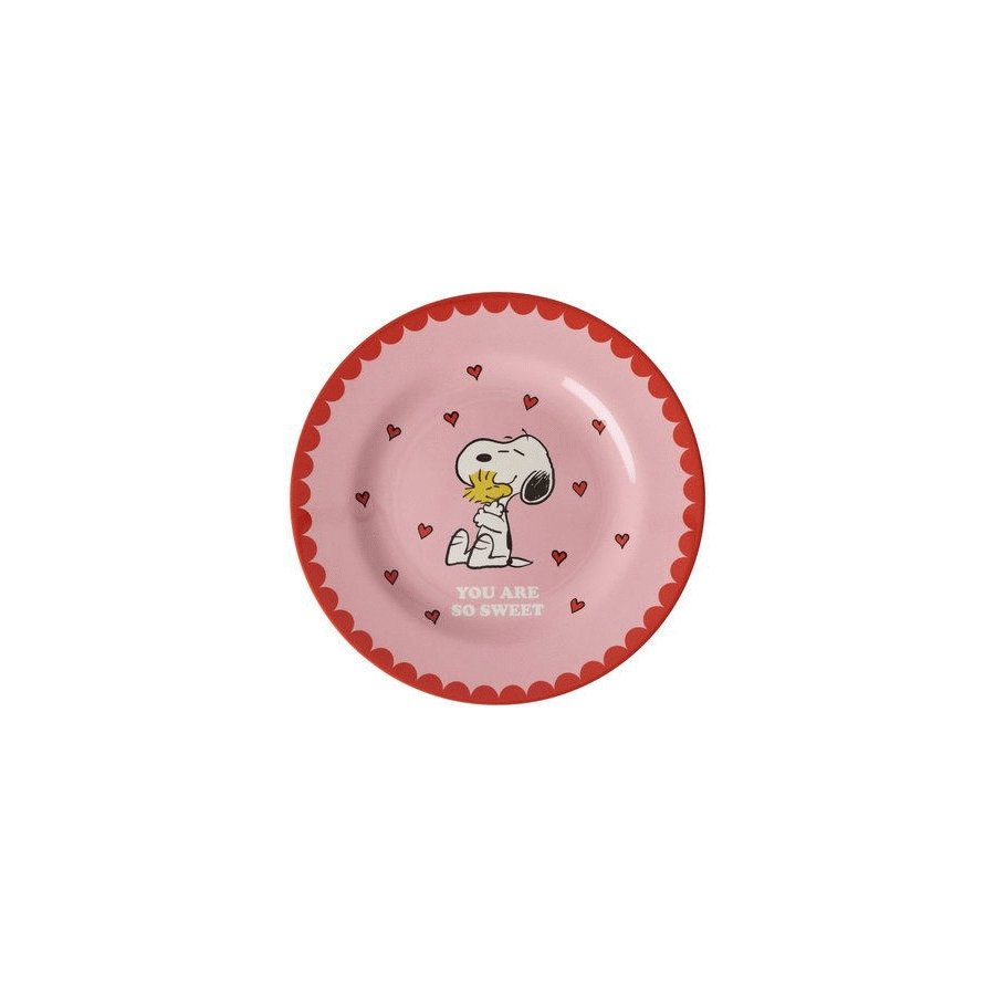 RICE Snoopy Teller 20 cm, Pink