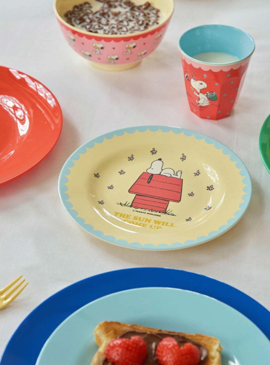 RICE Snoopy Teller 20 cm, Creme