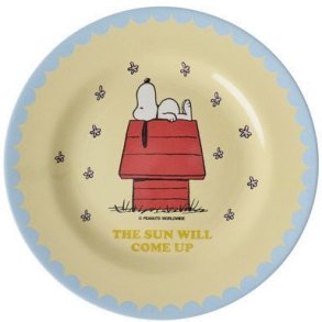 RICE Snoopy Teller 20 cm, Creme