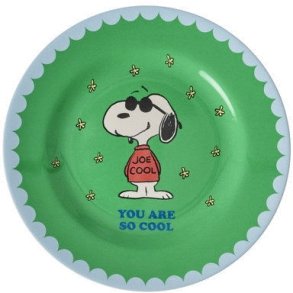 RICE Snoopy Teller 20 cm, Gr&uuml;n