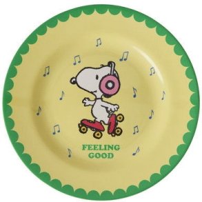 RICE Snoopy Teller 20 cm, Gelb