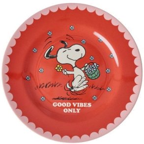 RICE Snoopy Teller 20 cm, Rot